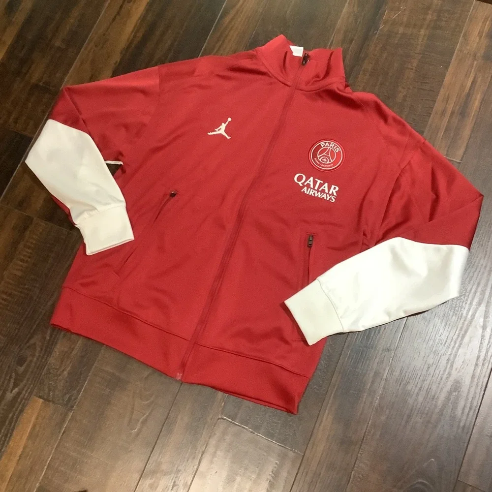 Jordan PSG Paris Saint-Germain Kids Tracksuit Red Blue Dri-FIT Set Size L Large